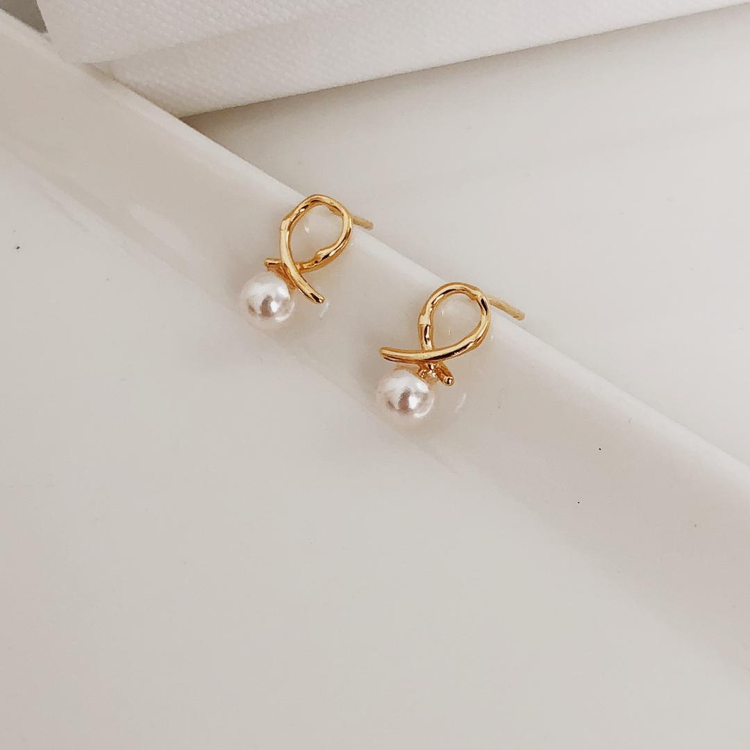 [실버925] 진주 은귀걸이 riri earring
