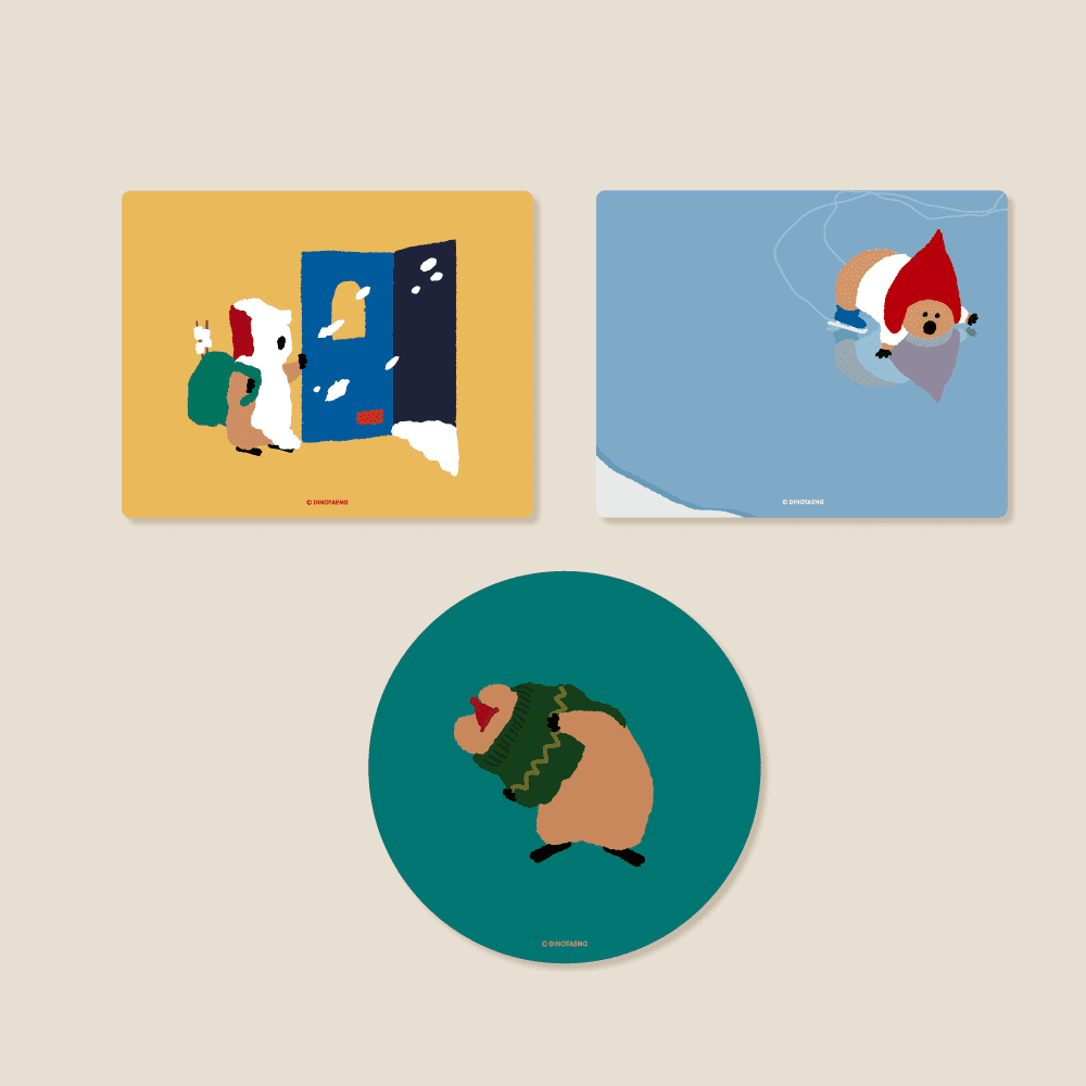 Quokka's Winter Troubles  Mousepad