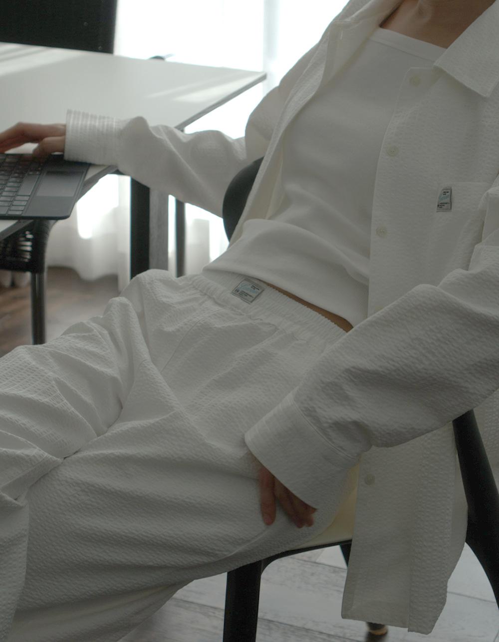 [오늘출발｜by LAROOM] 데일리스트라이프파자마SET (ivory)