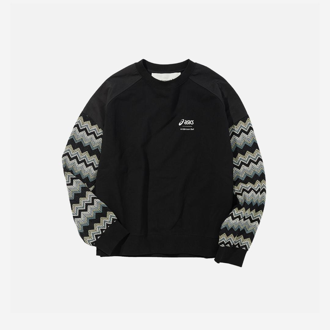 앤더슨벨 Andersson Bell x Asics Contrast Sweatshirt Black