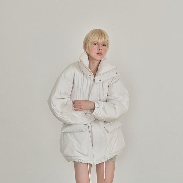 Bridget Down Half Jacket (Ivory)