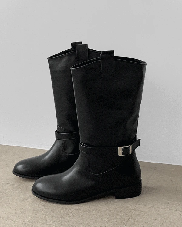 버크 하프 버클 부츠