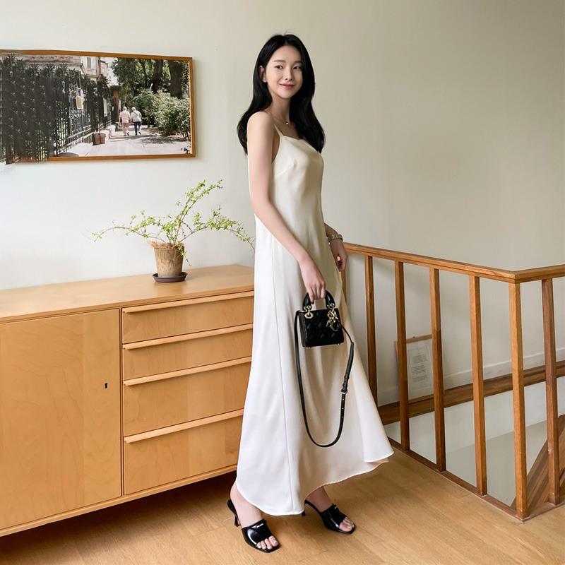 [MADE]로우 실키 슬립원피스