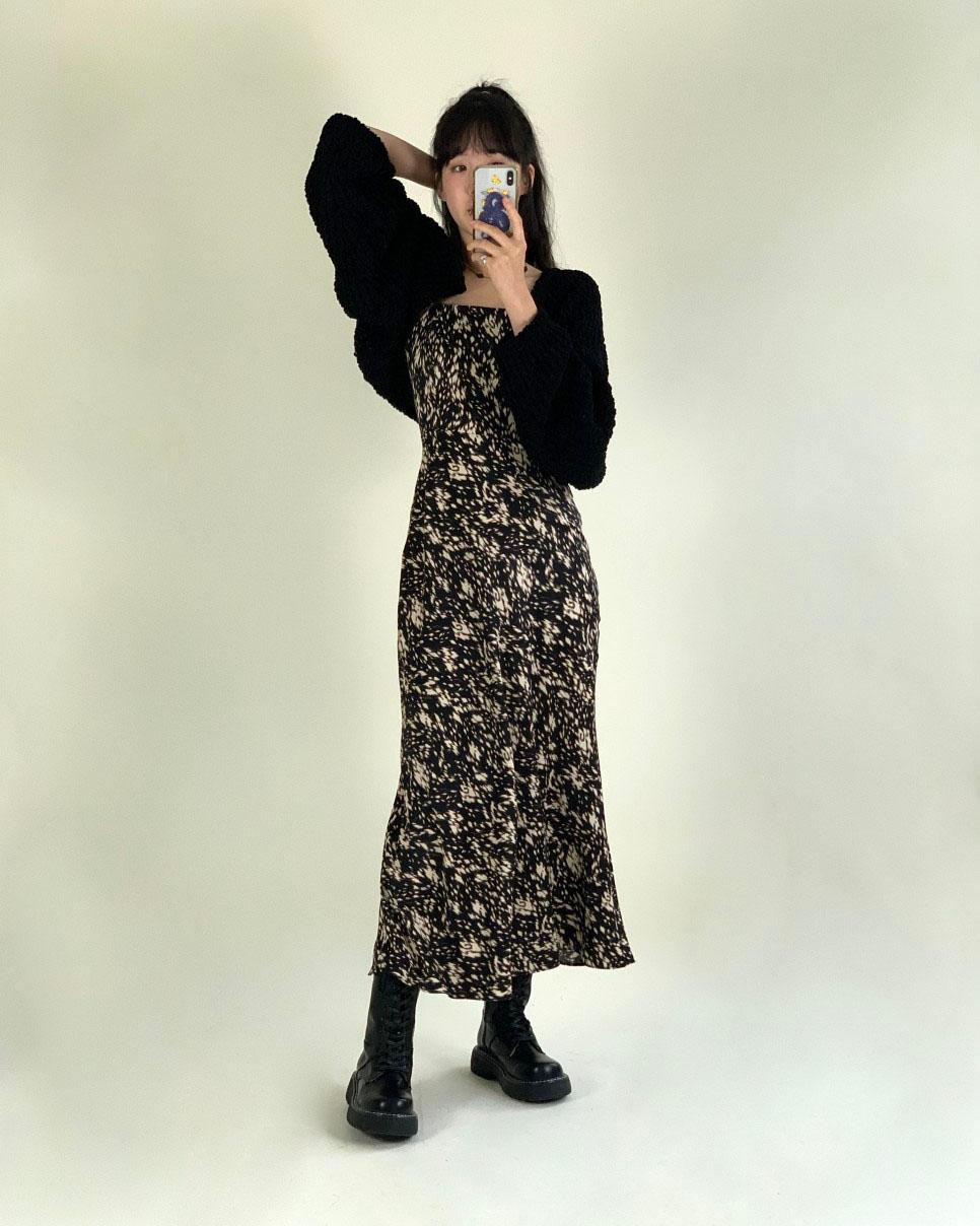 *3/17 입고예정* (마지막 수량! L/S Collection) Baby Leo Dress_베이비 레오 드레스 [블랙]