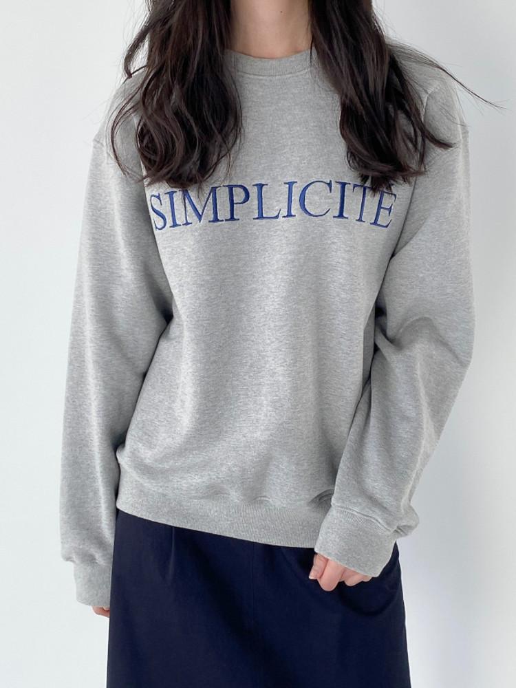 BAS STANDARD 심플리시테 맨투맨 (2color)