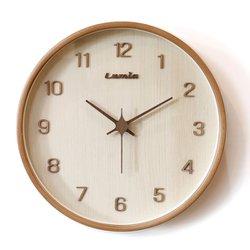 엠마 입체 원목 무소음벽시계 M401