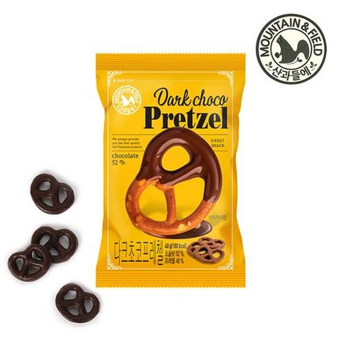 산과들에 다크 초코프레첼 40g, 40g, 20개 - 프레첼 | 쿠팡