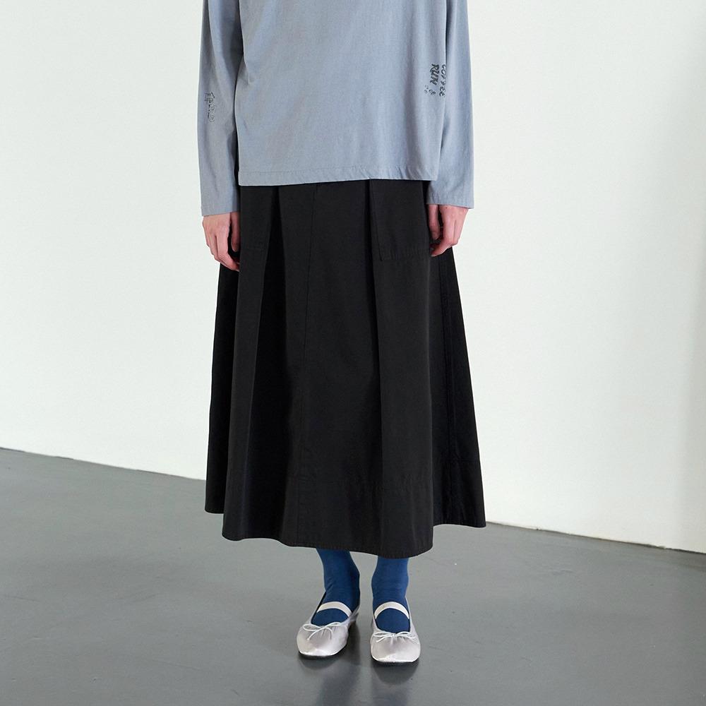[30%쿠폰]conti twill skirt(black)