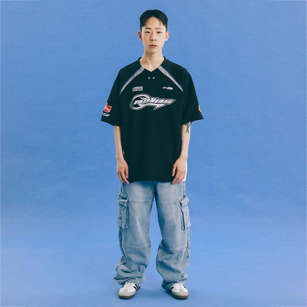 피지컬 에듀케이션 디파트먼트 PHYPS® MESH MOTORCYCLE RAGLAN