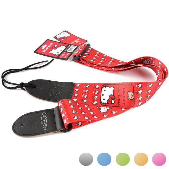어깨위에 인기 고양이 Corona Hellokitty CHK 기타&베이스 스트랩