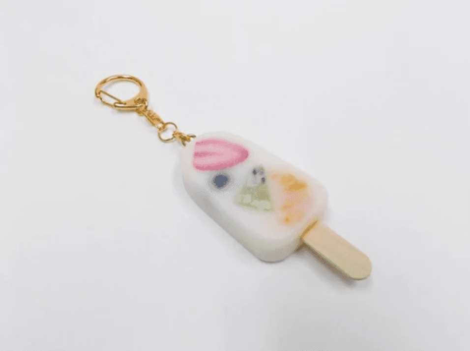 Fake Food Japan - Mixed Fruit Ice Cream Bar Keychain