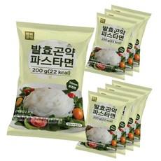 [그냥 넣어 드시면 되는 부드럽고 쫄깃한 저칼로리 저탄수화물] 발효곤약 파스타면 8/16/24팩, 200g, 8개