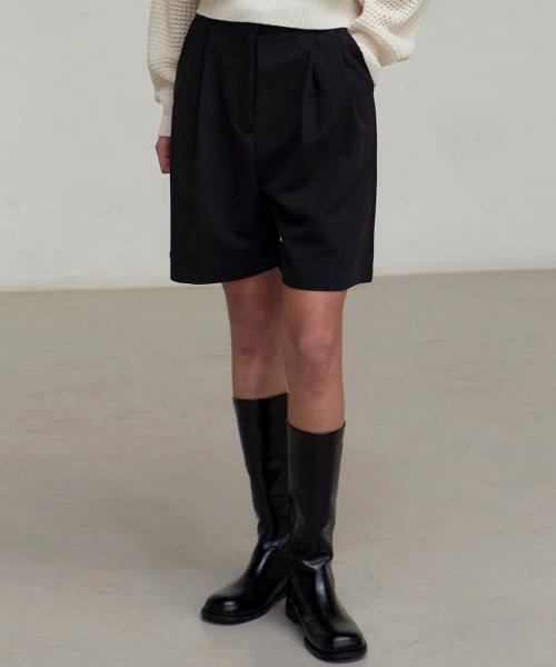 TWO PINTUCK BERMUDA PANTS_5 COLOR