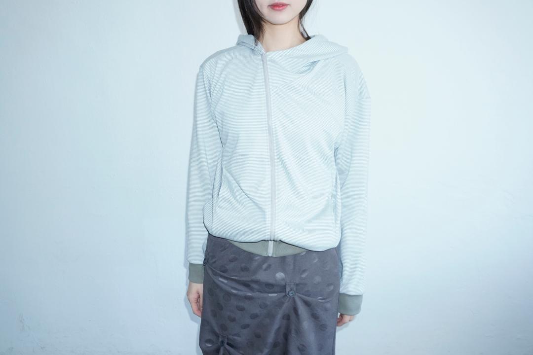 sawtooth stripe hoodie