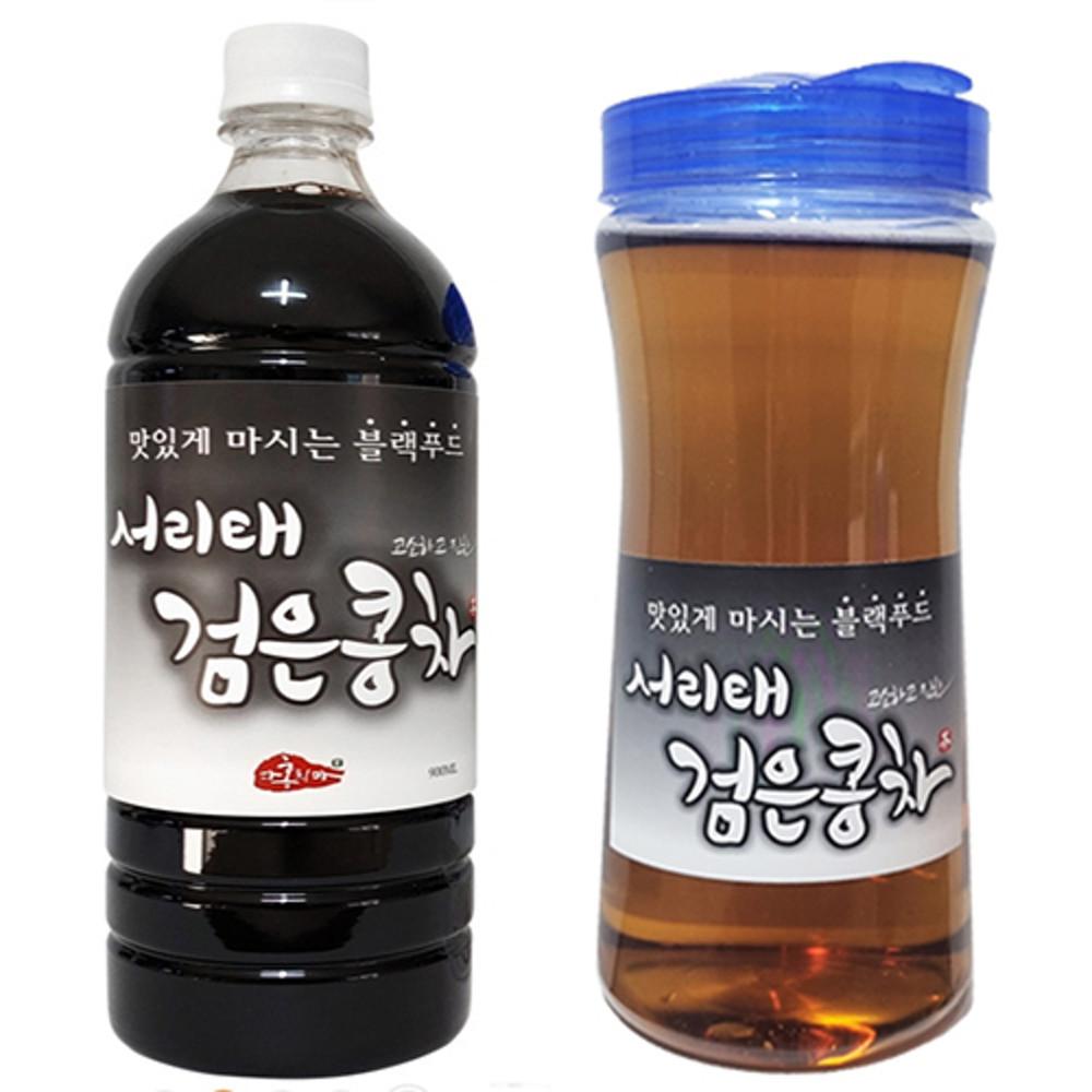 홍치마 대용량 국산 검은콩차 고농축 서리태 원액 쥐눈이 약콩 물 액상 900ml 다홍치마