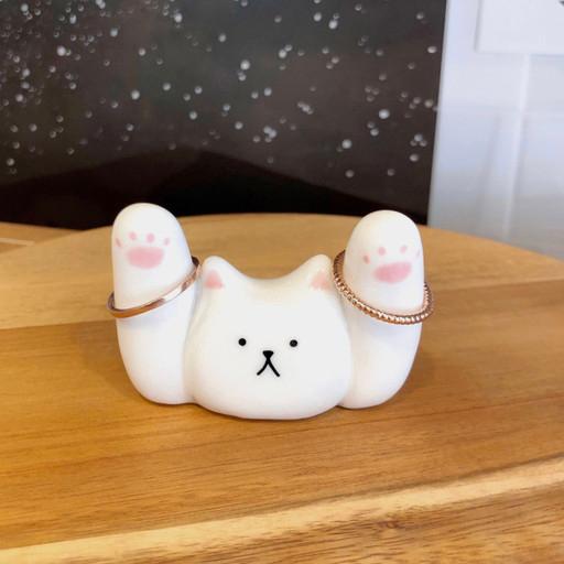 냥펀치 반지걸이