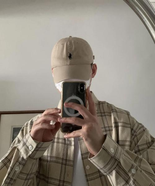 더 시티 헤비 체크 셔츠 (아이보리)