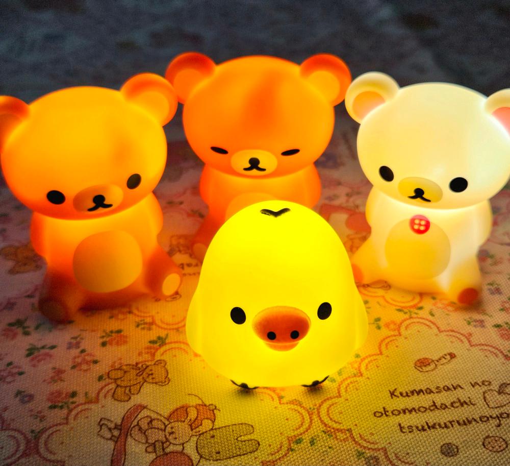 [선택 가능] 리락쿠마 LED 라이트 피규어 가챠