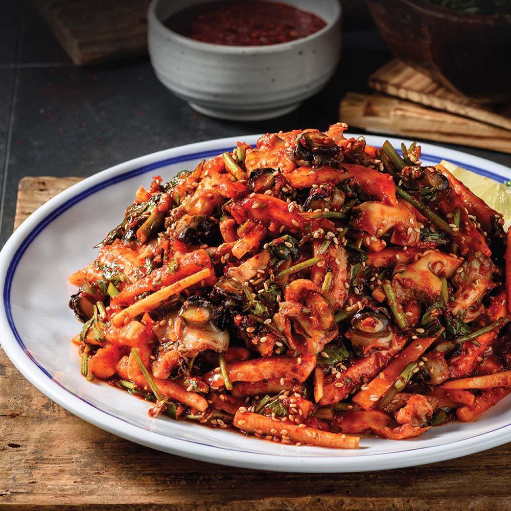푸른회식당 오징어무침회 반고개무침회