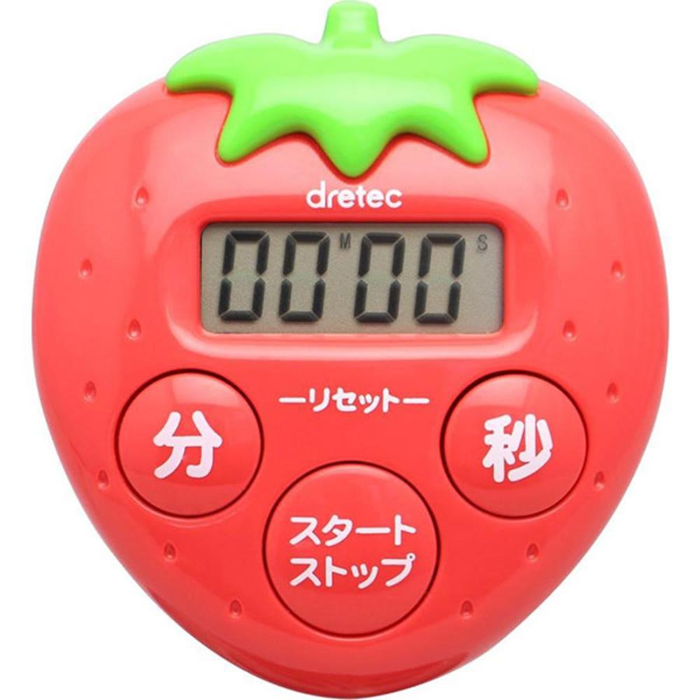 dretec 딸기 타이머 레드 T-564RD