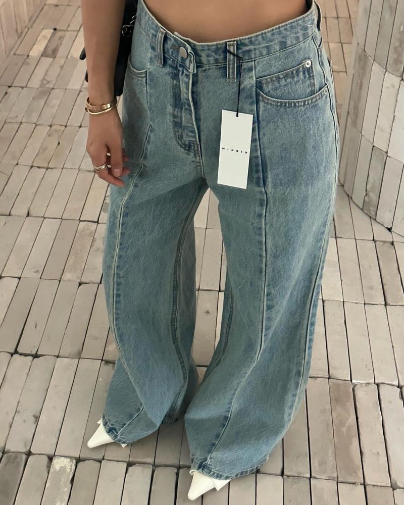 버킨 절개청팬츠