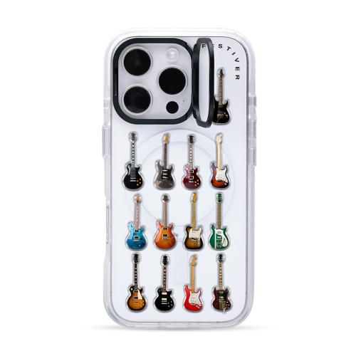 뮤직 락스타 기타 아이폰 이지 스탠드 맥세이프 팬텀 케이스