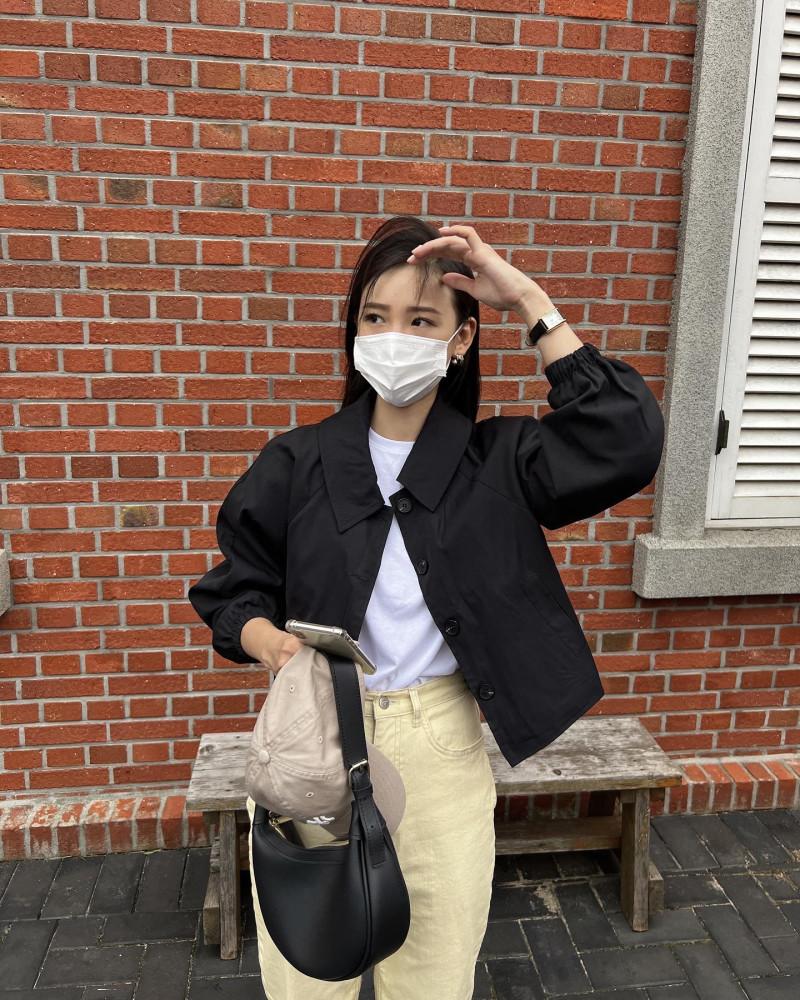 나그랑 숏 트렌치 바바리 자켓점퍼 /2color