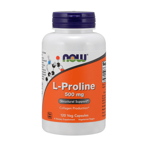 나우푸드 L-프롤린 500mg 베지 캡슐, 120정, 1개 - 아미노산 | 쿠팡