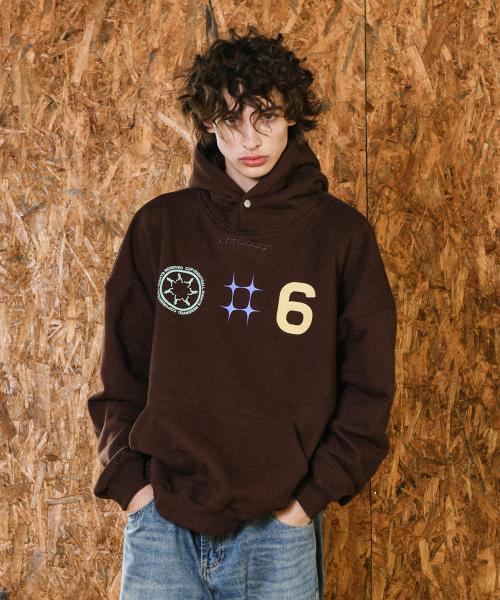 도미넌트(DOMINANT)  Route 66 Hoodie Brown - 사이즈 & 후기 | 무신사