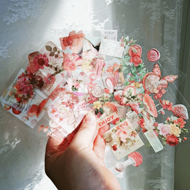 [10장]레트로 빈티지 감성다꾸데코 스티커팩