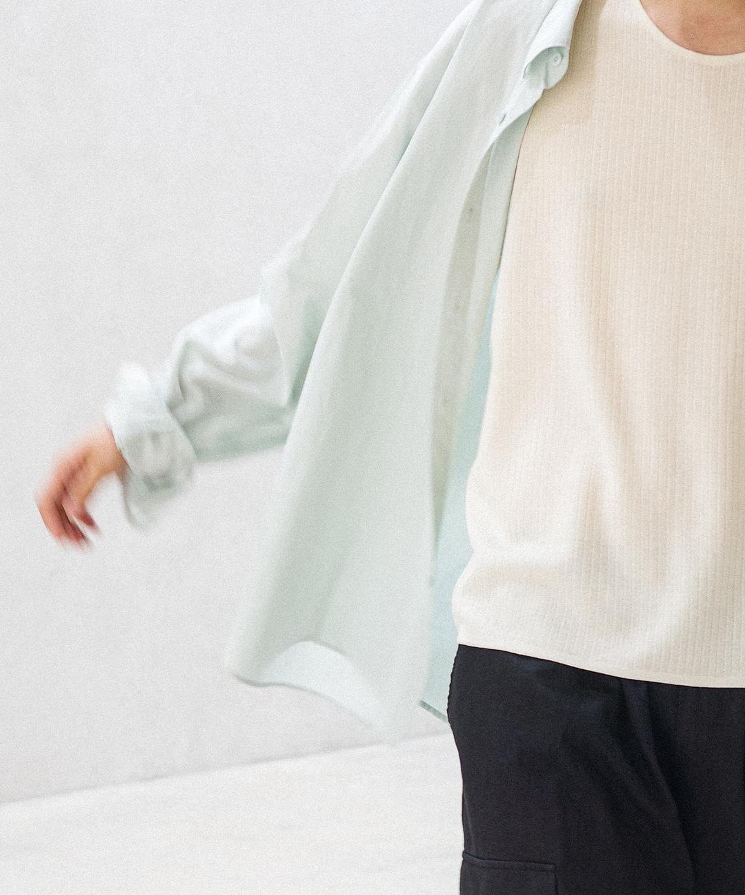 새커 셔츠 / 드레이프, 레귤러 길이 (10가지 색)