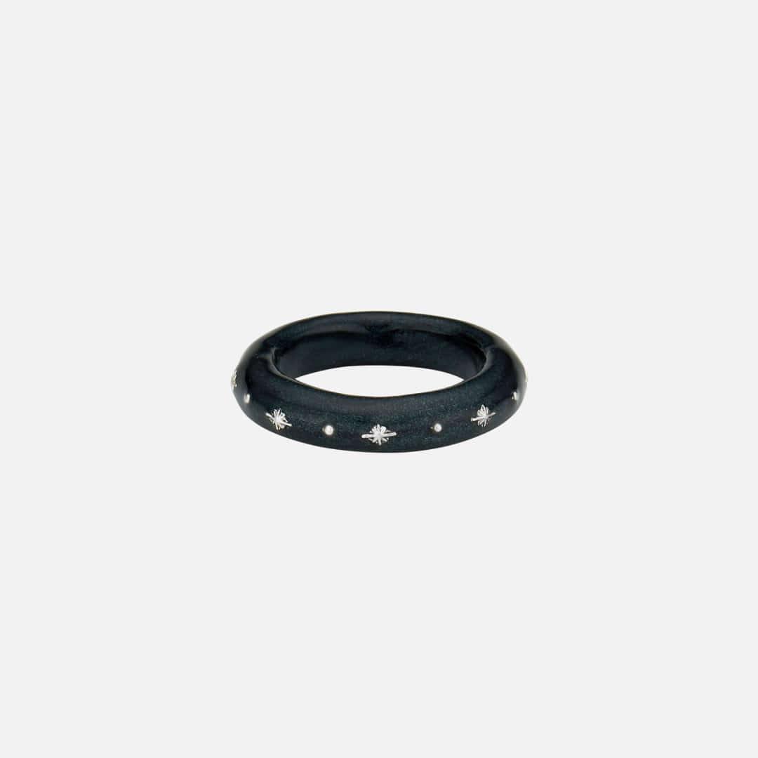 dazzling sky ring-black