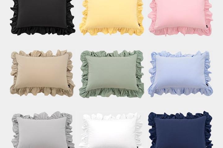 논더스트 워싱 먼지없는 알러지케어 프릴 베개커버 9color 50x70