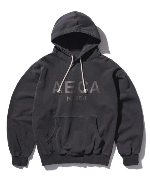BIG LOGO PULLOVER HOODIE-WASHED CHARCOAL