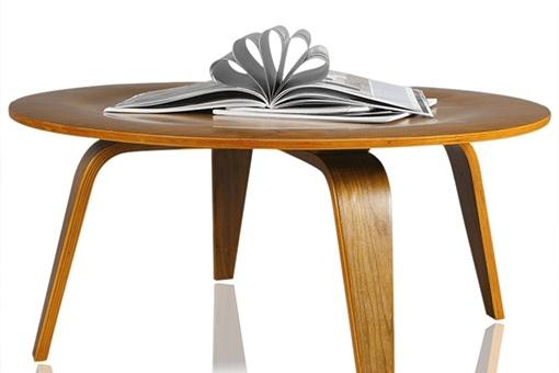 [해외]CTW Molded Plywood Coffee Table 임스테이블 원형 원목 거실