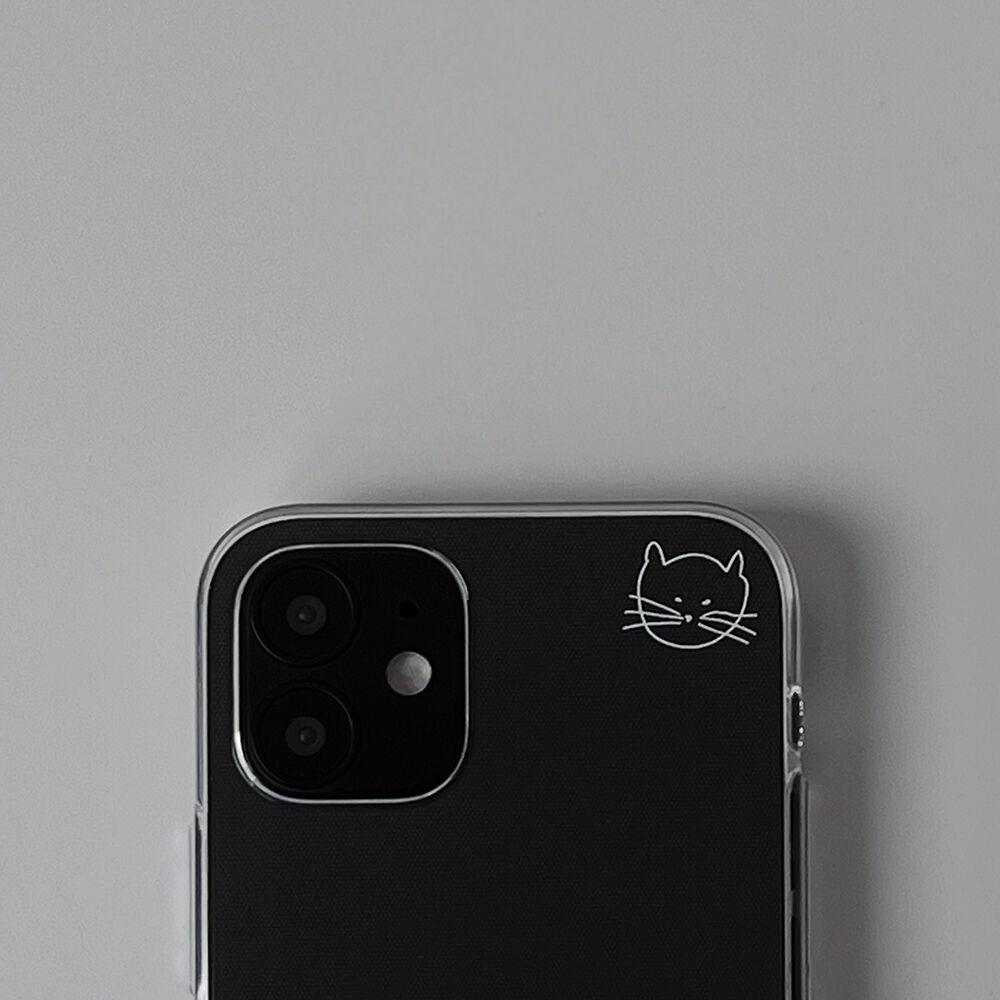 [젤리 하드 폰케이스] 마이캣 케이스 (화이트)