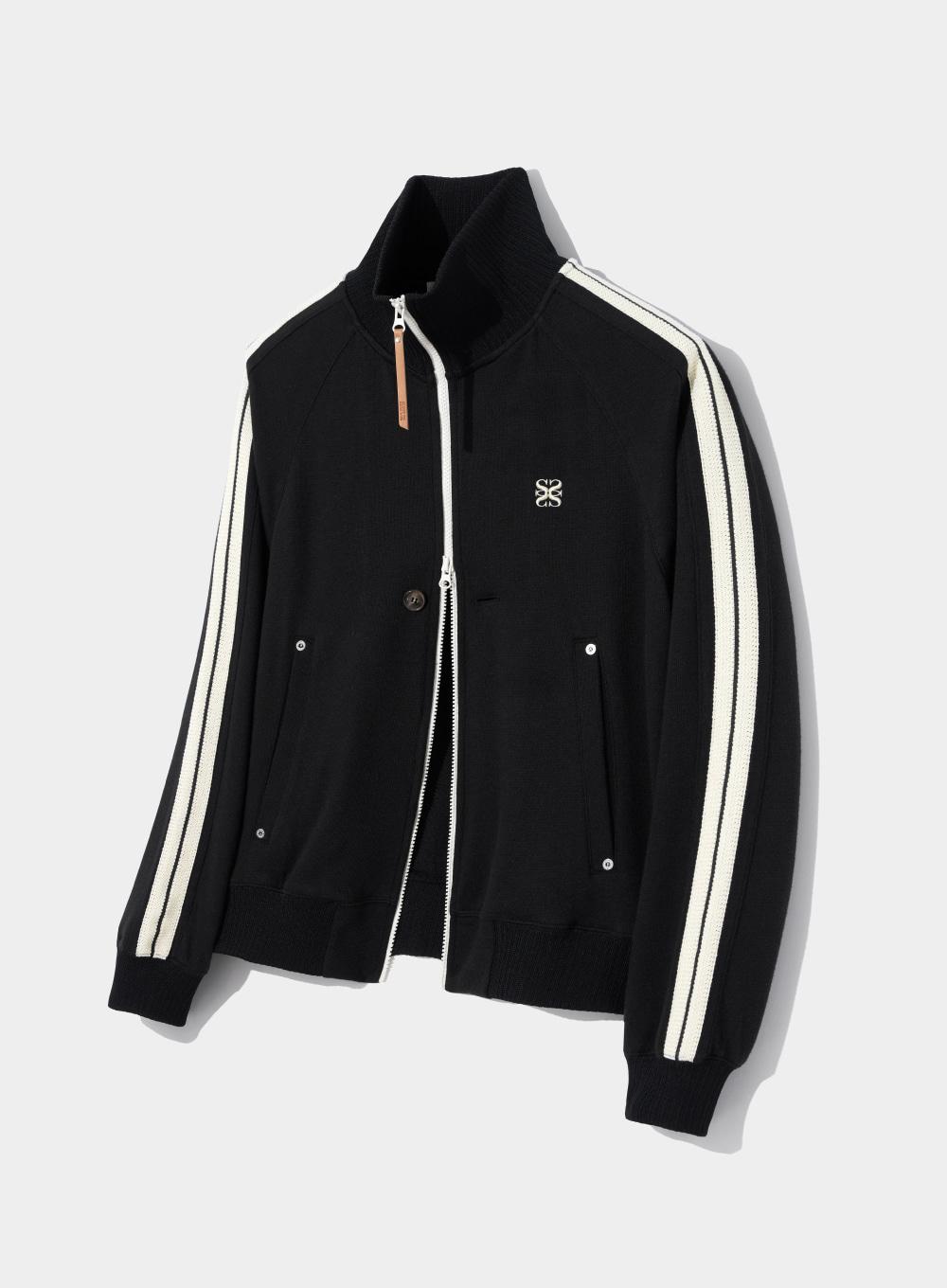 [3월 6일 예약배송]Lawton All Day Track Zip-up Jacket - Caviar Black