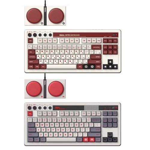 8bitdo Retro 유무선 기계식 해외구매 (그레이)