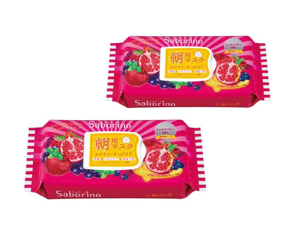 일본 사보리노 믹스 베리향 마스크 시트 28매입 x 2팩