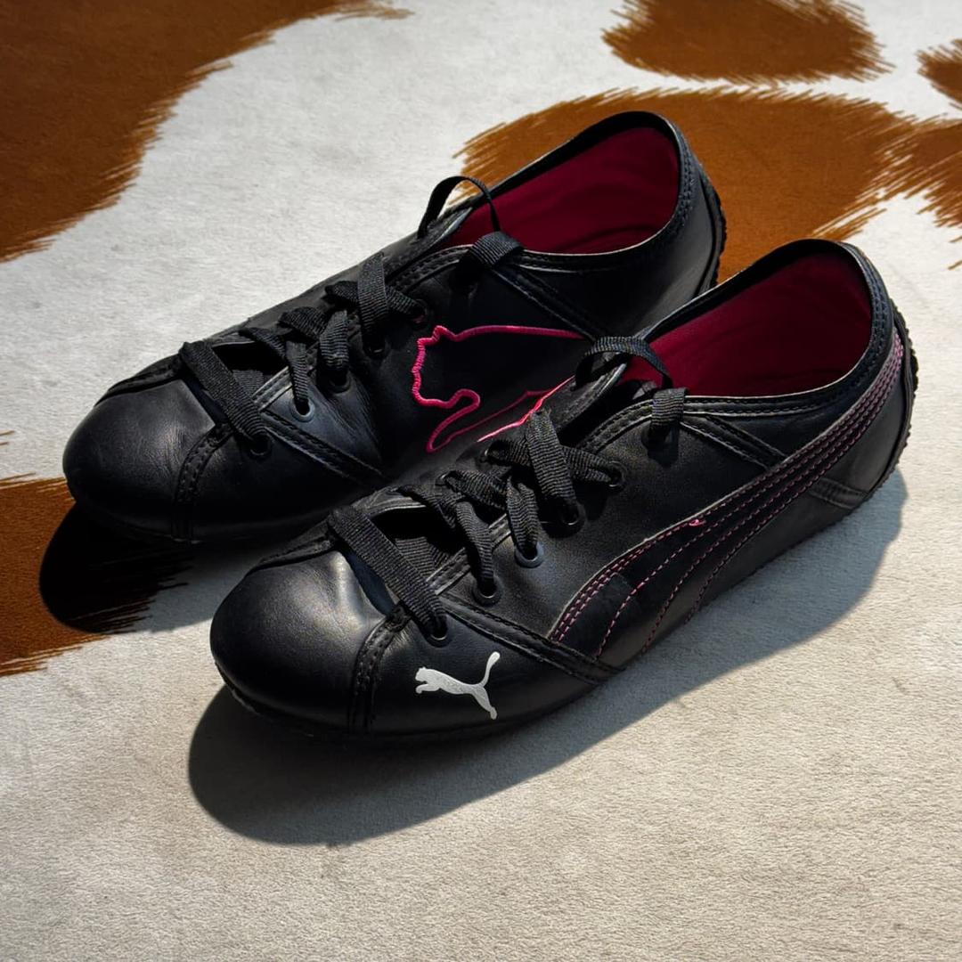 푸마 스피드캣 레더 블랙 핑크 (245) 플랫슈즈 | 후루츠패밀리