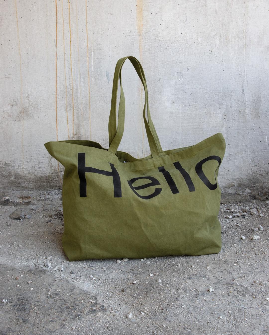 [7/29 순차 발송] Big tote bag - Khaki