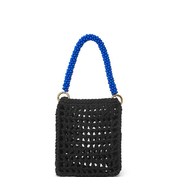 Crochet tote bag_Black (손잡이 미포함)