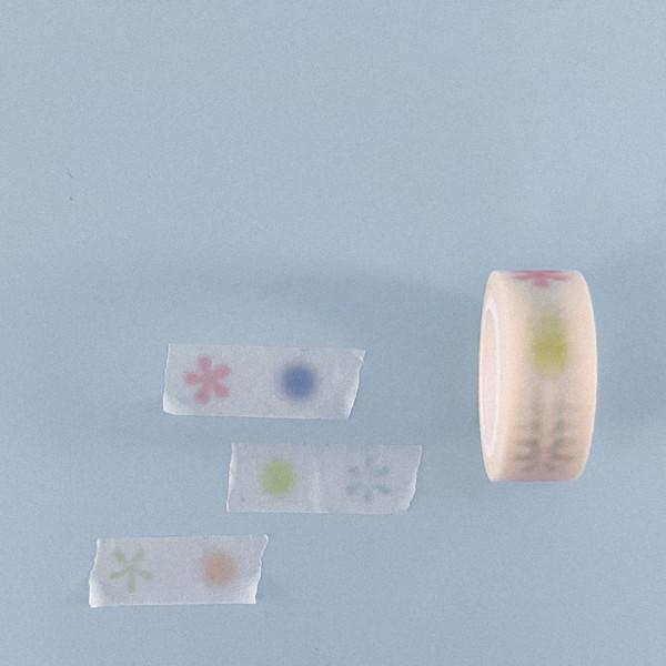 blurry flowers tape