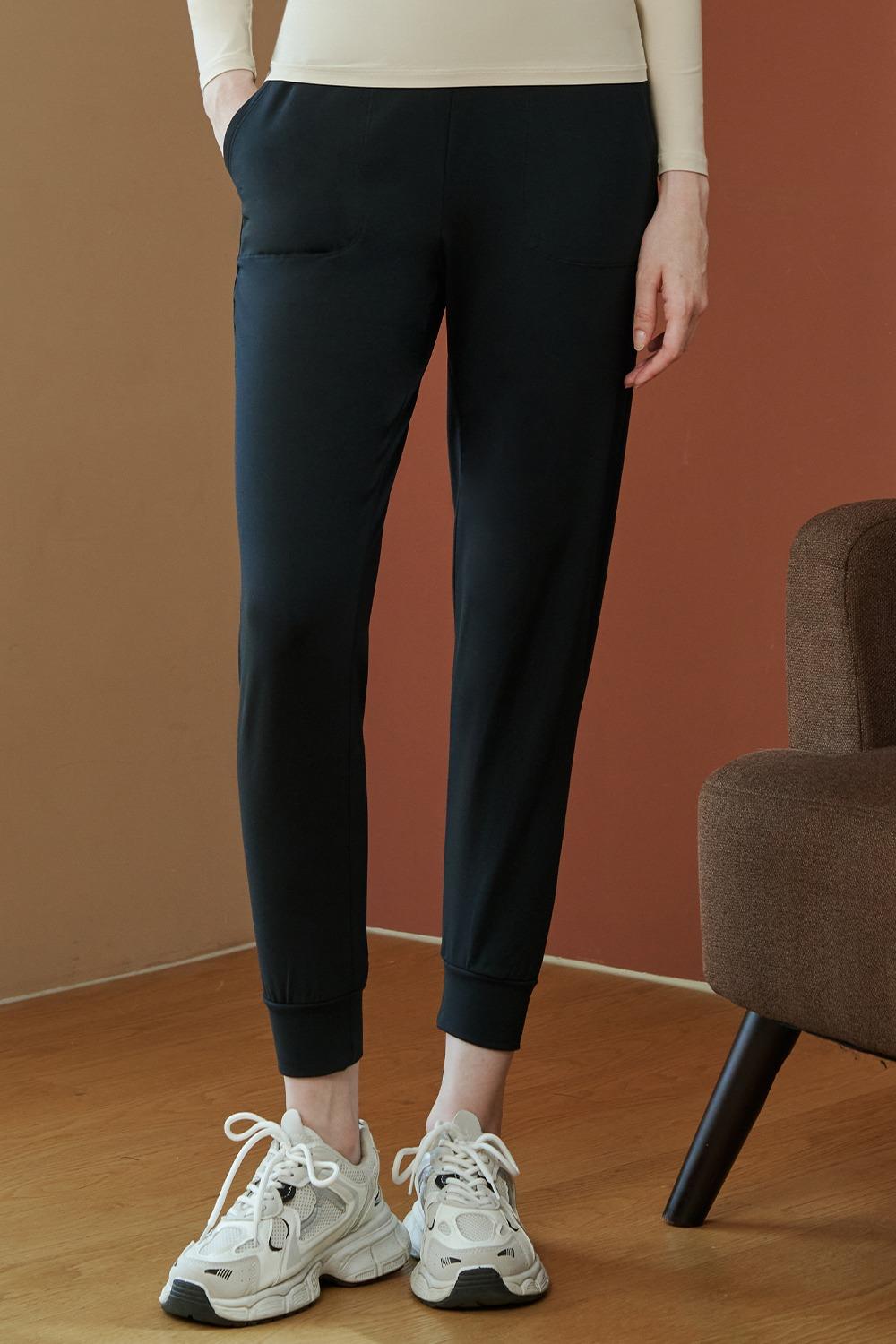 제로 기모 조거팬츠 블랙