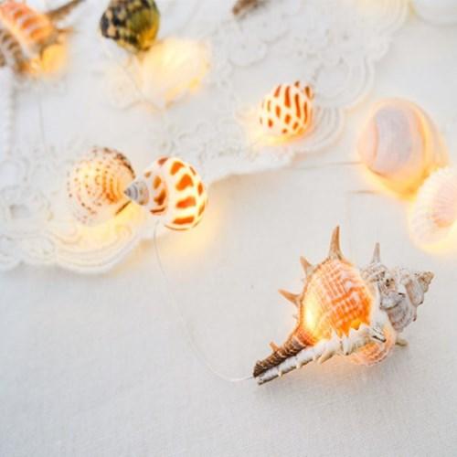 언더더씨 조개 전구 가랜드