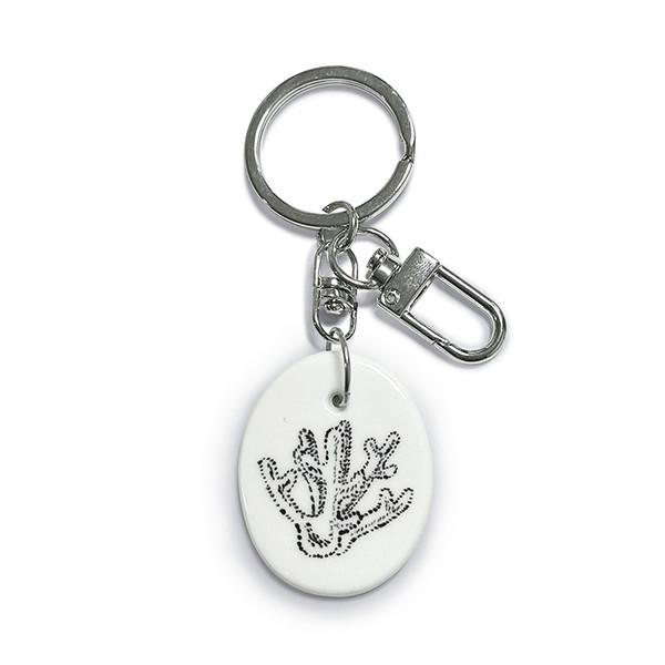 [stillwave] tattooed keyring_coral