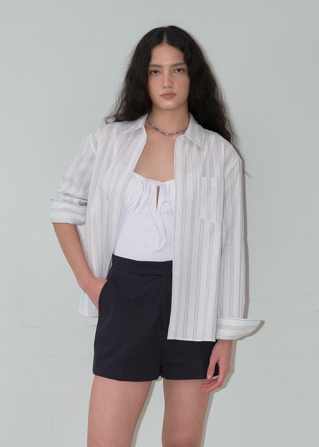 ARI STRIPE SHIRT (STRIPE BLUE)