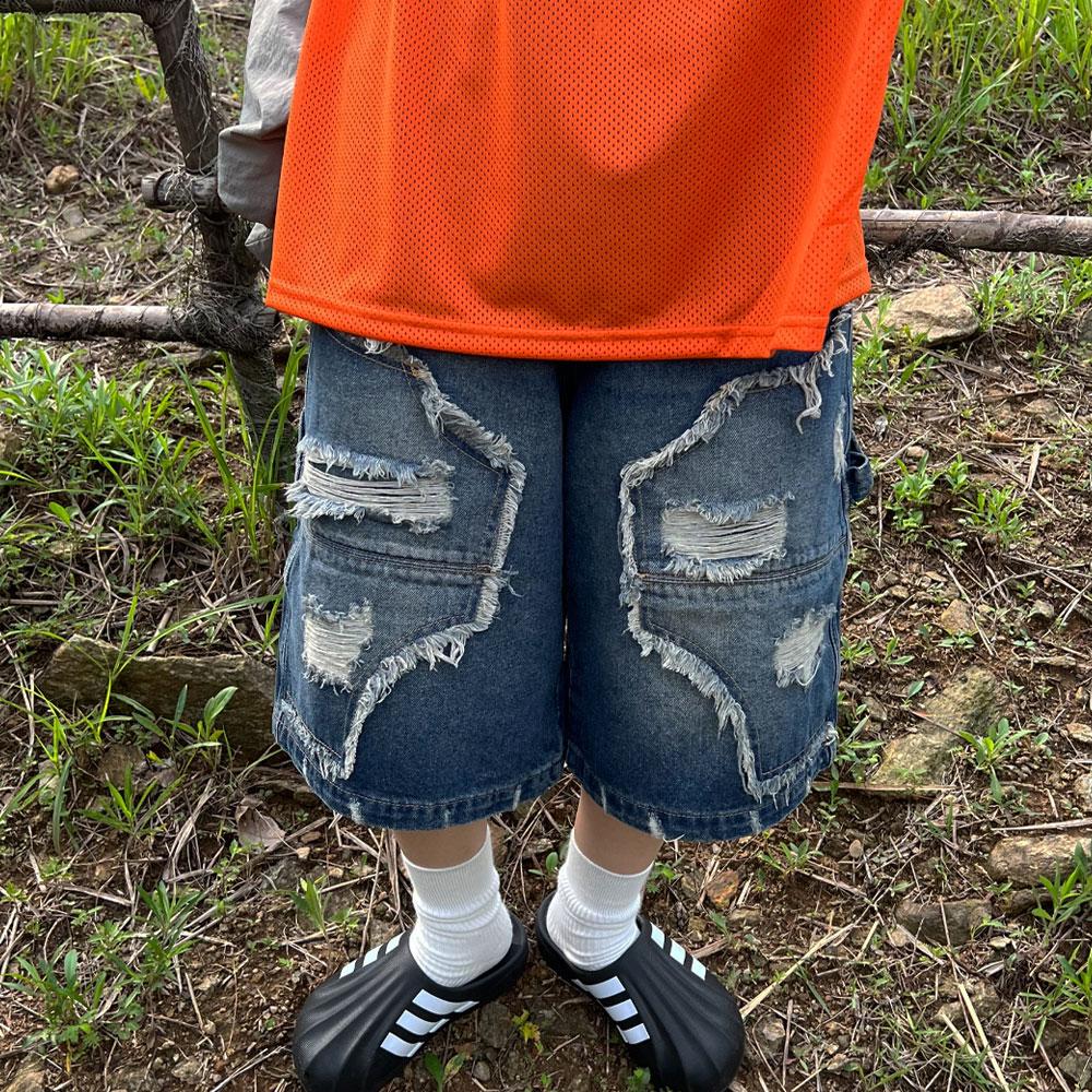 마인 카펜터 데끼 버뮤다 하프 데님 팬츠 2color