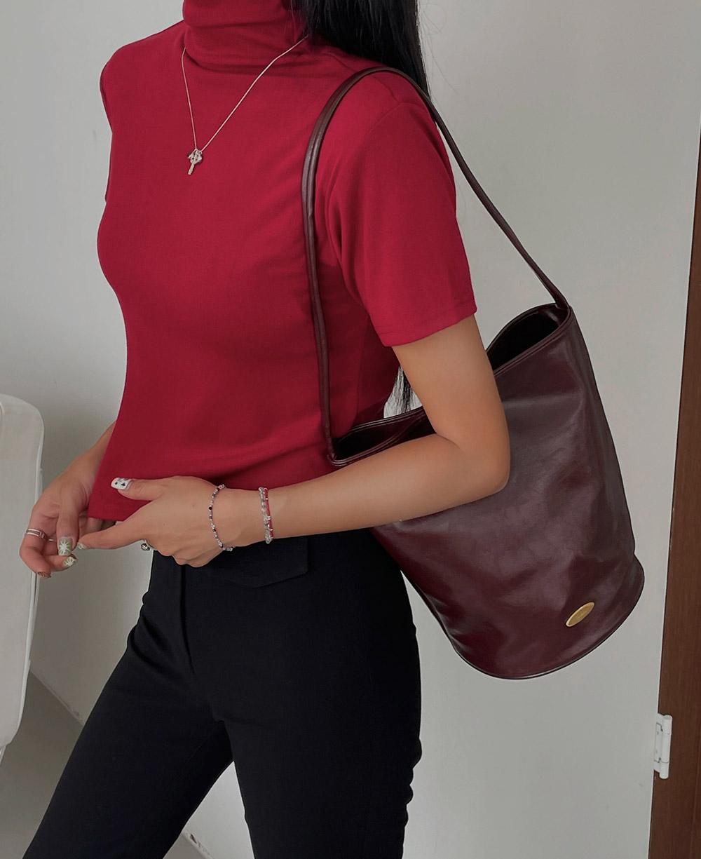 투아모 Love shoulder bag 러브 숄더백 / 와인 [파우치세트]