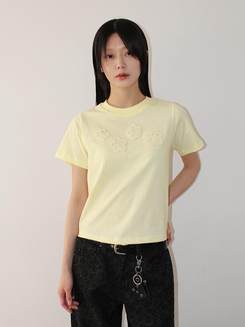 FLORAL HALF T (5color!)